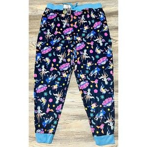 Rick and Morty Sleep Pajama Pants Size XL 40-42 Silky Feel Men’s/UNISEX Navy